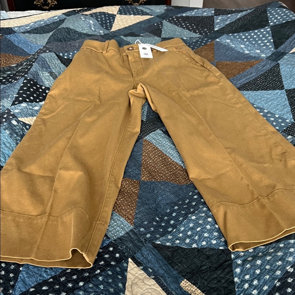 SPANX Camel Wide-Leg Trousers